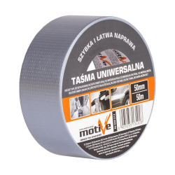 Taśma uniwersalna srebrna 50mm/50 mb  Motive